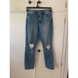 Articles of Society Women's Distressed Knee High Rise Skinny Jeans‎